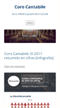 Mobile Screenshot of corocantabile.es