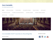 Tablet Screenshot of corocantabile.es